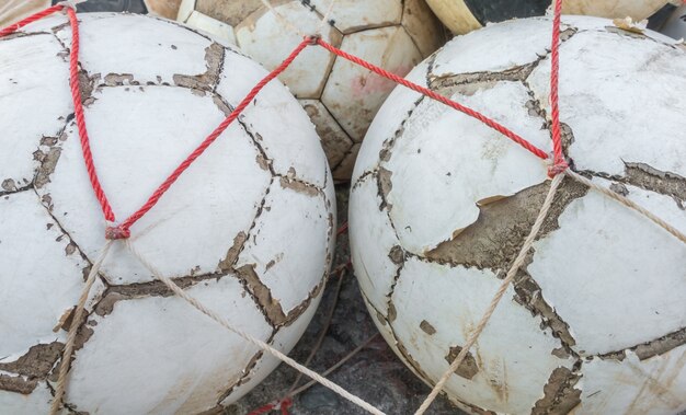 Group of Old football .