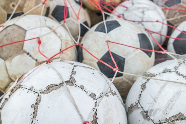 Group of Old football .