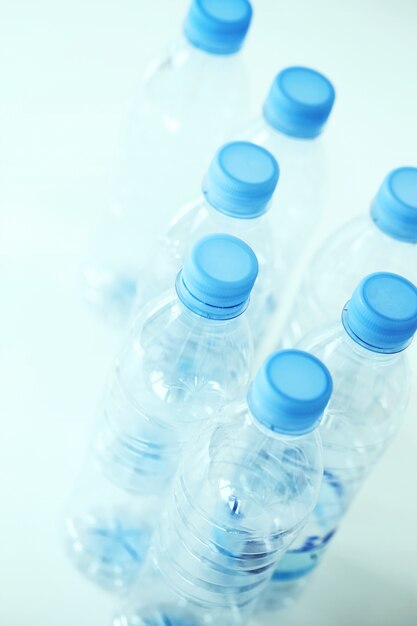 group of Plastic bottles