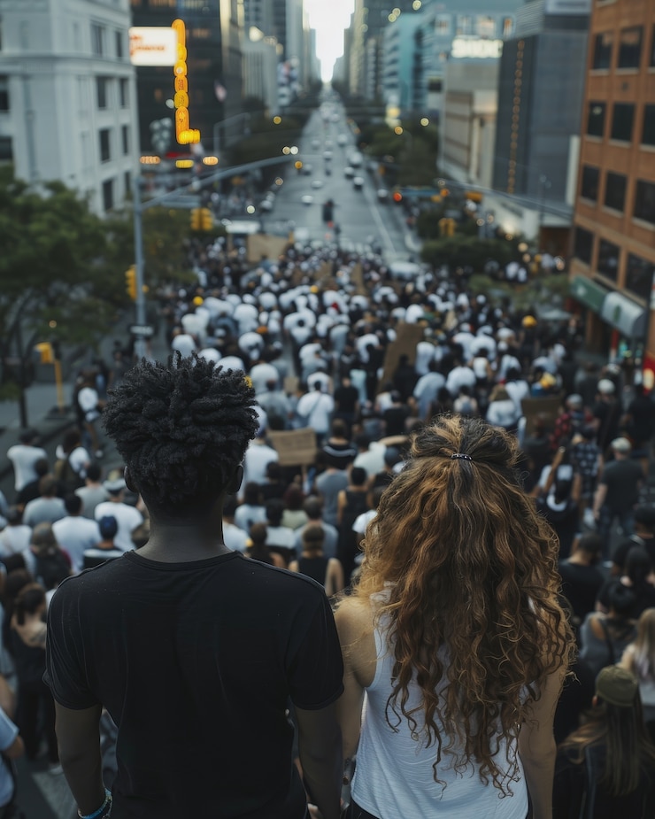 Free Photo group of workers organizing protest