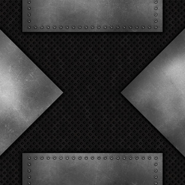 Grunge abstract metal background