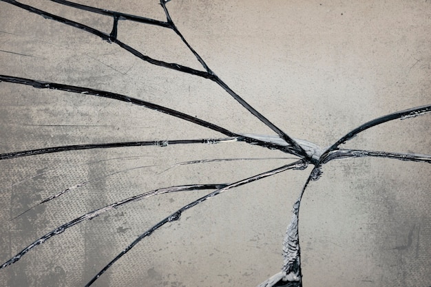 Grunge background with cracked glass texture