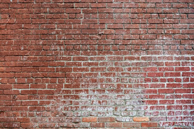 Grunge red brick wall background