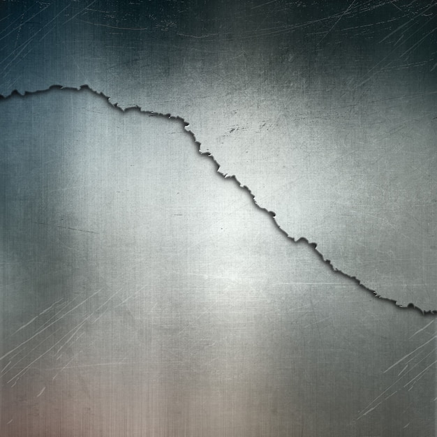 Grunge style cracked metal background