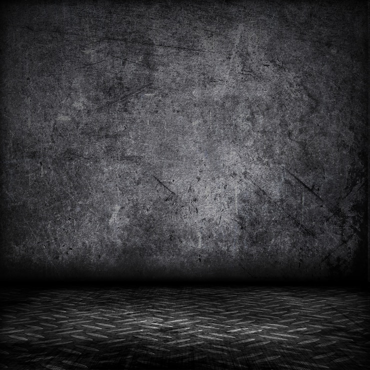 Free Photo grunge style interior with metal plate floor