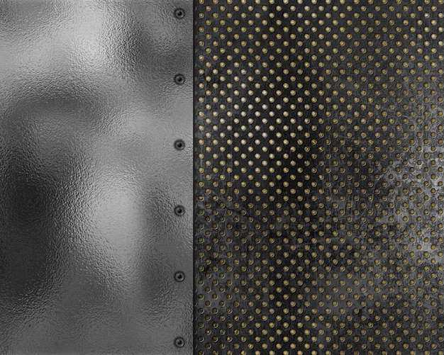 Grunge style metallic texture background