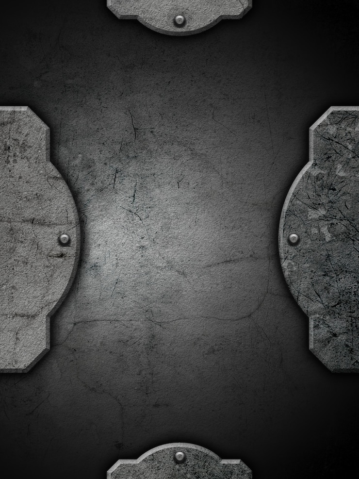 Free Photo grunge textured background with frame and rivets