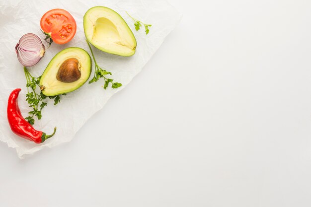 Guacamole ingredients