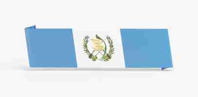 Free photo guatemala flag banner