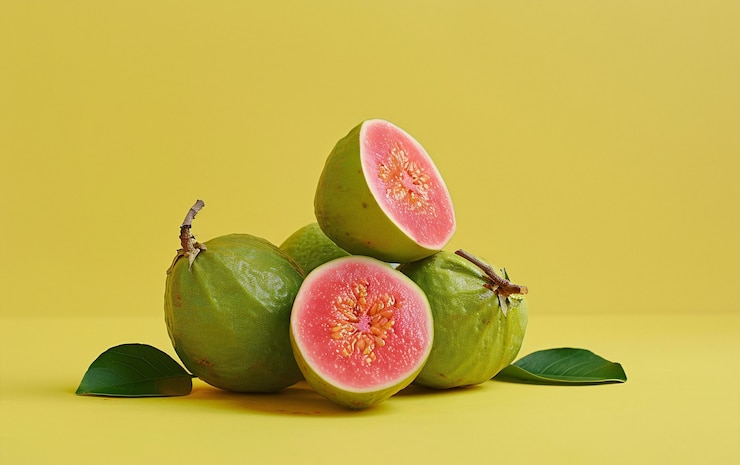 Free Photo guava fruit still life