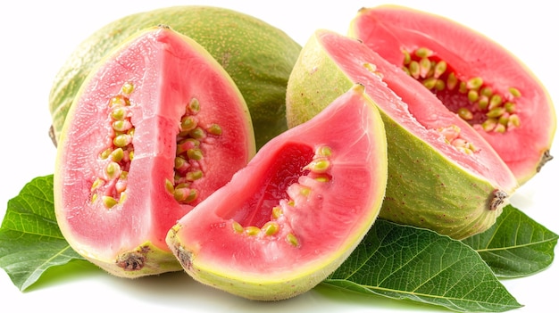 Free photo guava fruit still life