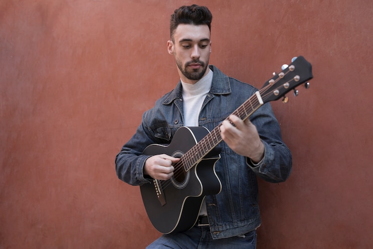 Free Photo guitar music outdoors