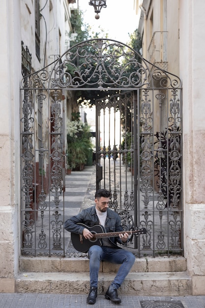 Musica per chitarra all'aperto