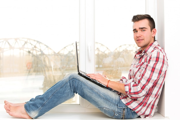 Guy by the window