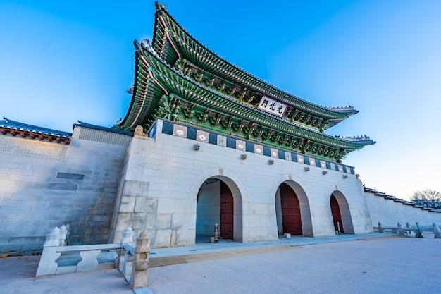 Foto gratuita palazzo gyeongbokgung