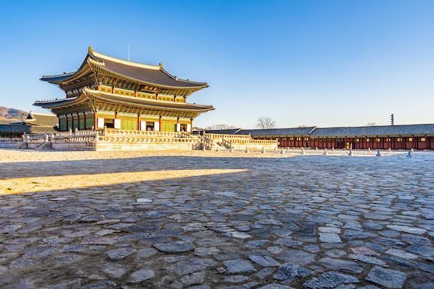 Foto gratuita palazzo gyeongbokgung