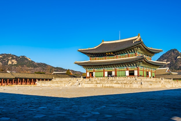 Foto gratuita palazzo gyeongbokgung