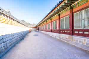 Foto gratuita palazzo gyeongbokgung