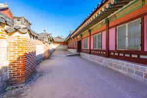 Foto gratuita palazzo gyeongbokgung