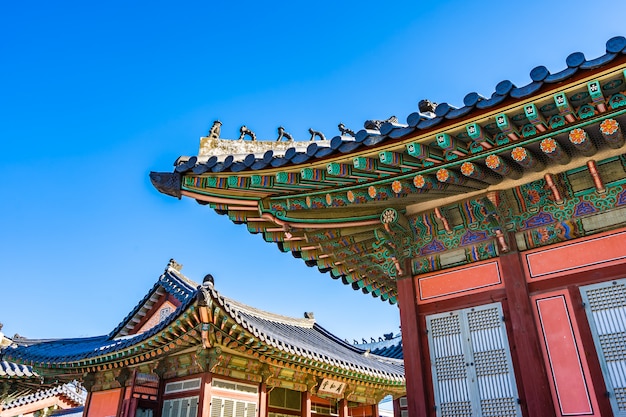 Foto gratuita palazzo gyeongbokgung