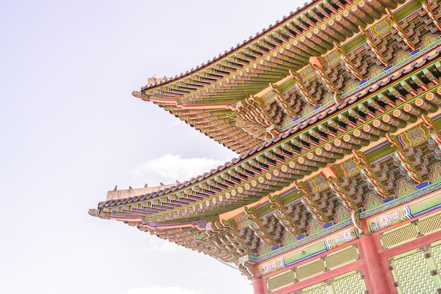 Foto gratuita palazzo gyeongbokgung