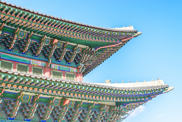 Foto gratuita palazzo gyeongbokgung