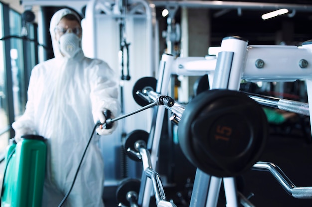 Gym disinfection and healthcare
