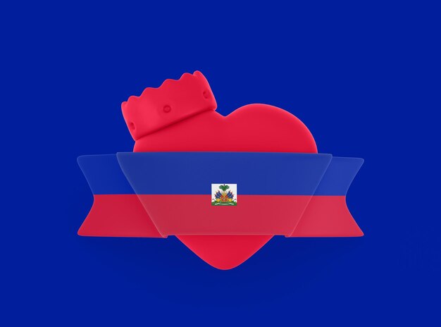 Haiti Heart Banner