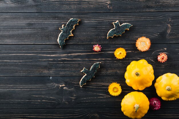 Halloween cookies with pumpkins