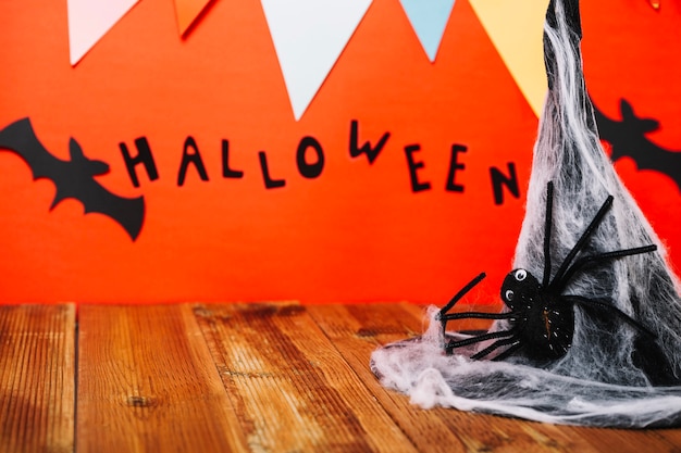 Free photo halloween decor in composition