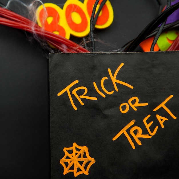 Halloween package with supplies 