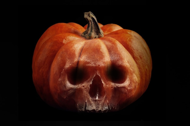 Хеллоуин смесь тыквы и черепа