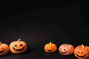 Free photo halloween soft pumpkins