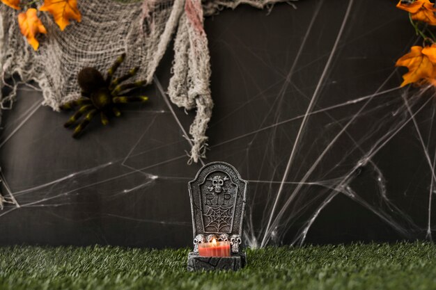 Halloween terror graveyard