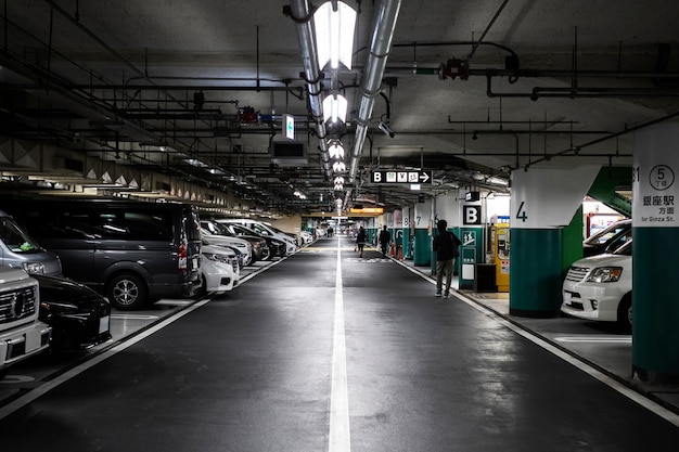 Hallway of a garage