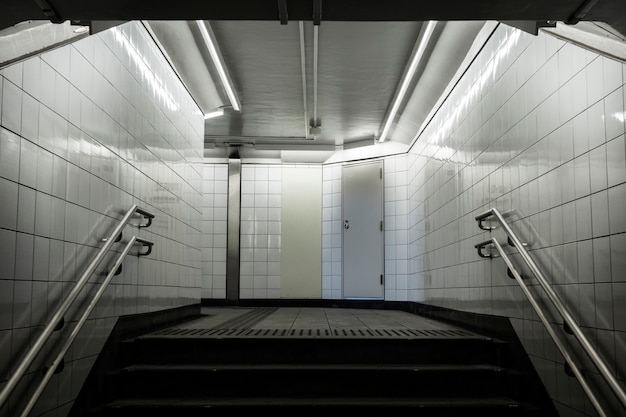 Hallway of a subway