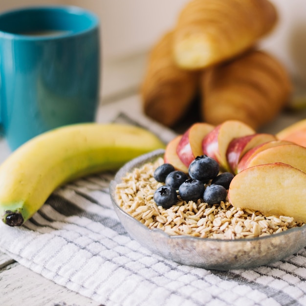 Accettabile cibo per la colazione