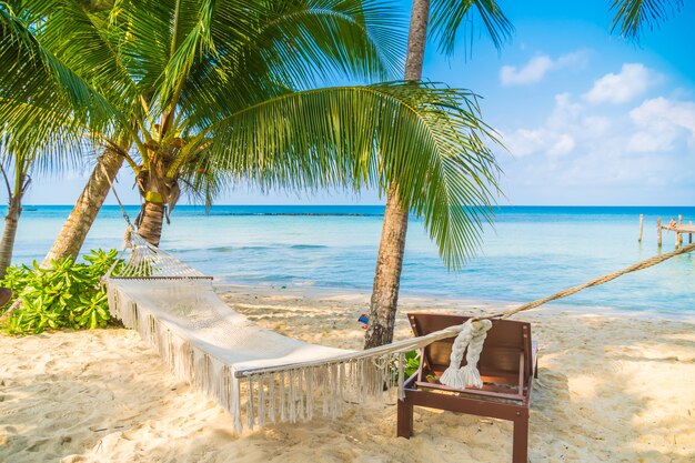 Hammock on the beach