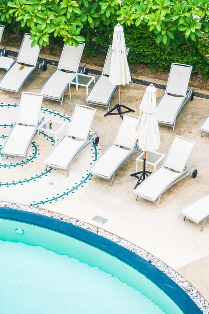 Hammocks placed in two rows