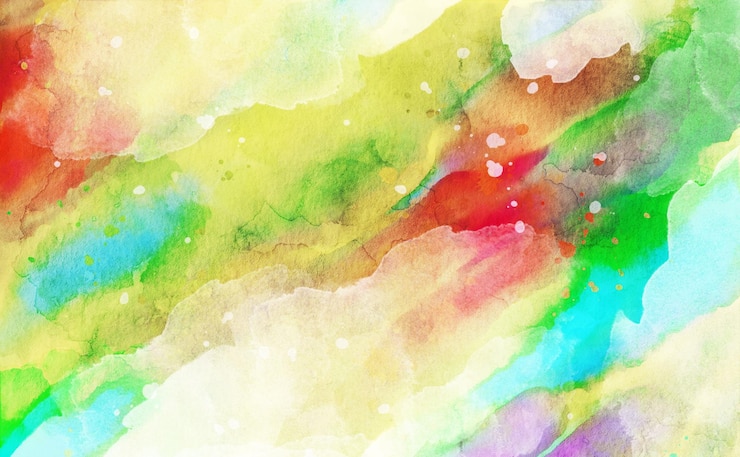 無料Photo 手描きブラシ水彩背景