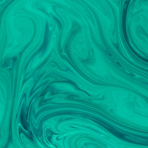 Hand drawn abstract swirl green background