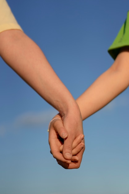 hand gestures representing friendship