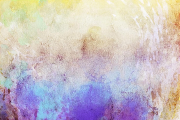 Free photo hand painted abstract blue wallpaper in watercolor