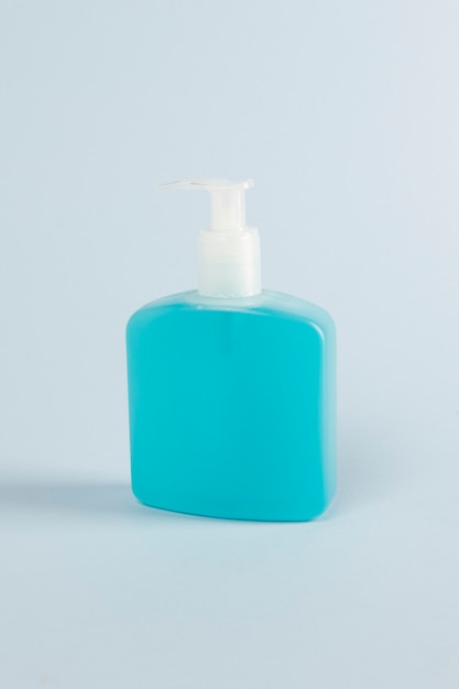 Hand sanitizer gel in a pump bottle