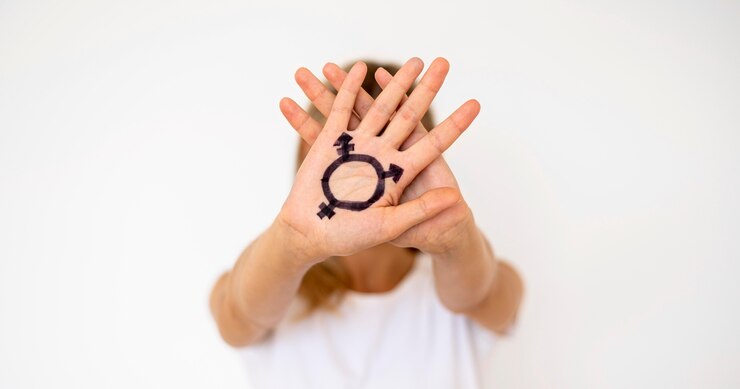 Free Photo hand with transgender sign