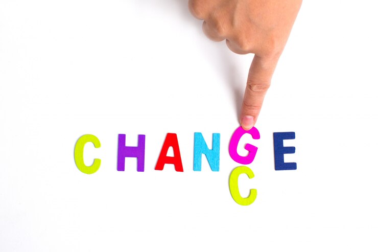 Free Photo hand and word chance, business 