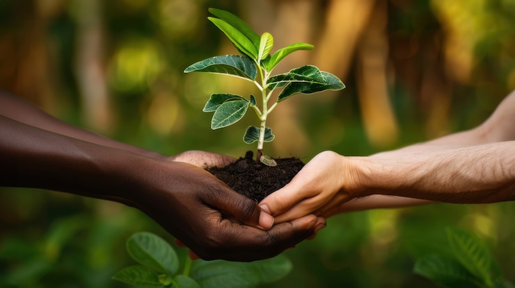 Free Photo hands of different skin color and ethnicities coming together in sign of diversity