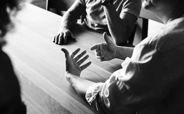 Hands doing an explaining gesture