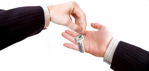 Hands with a keys
