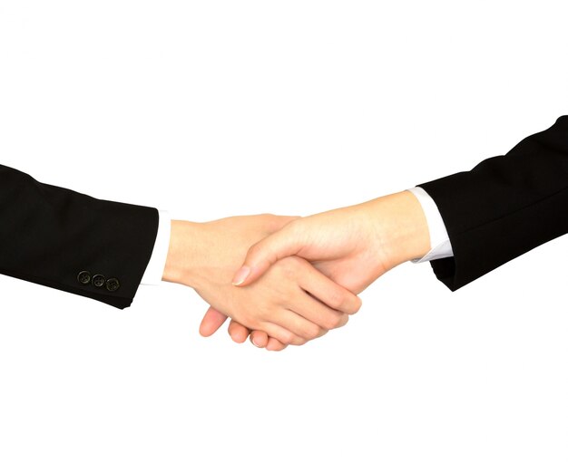 Handshake between executives